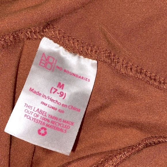 NOBO orange flare yoga pants size 7-9 juniors - Picture 4 of 4